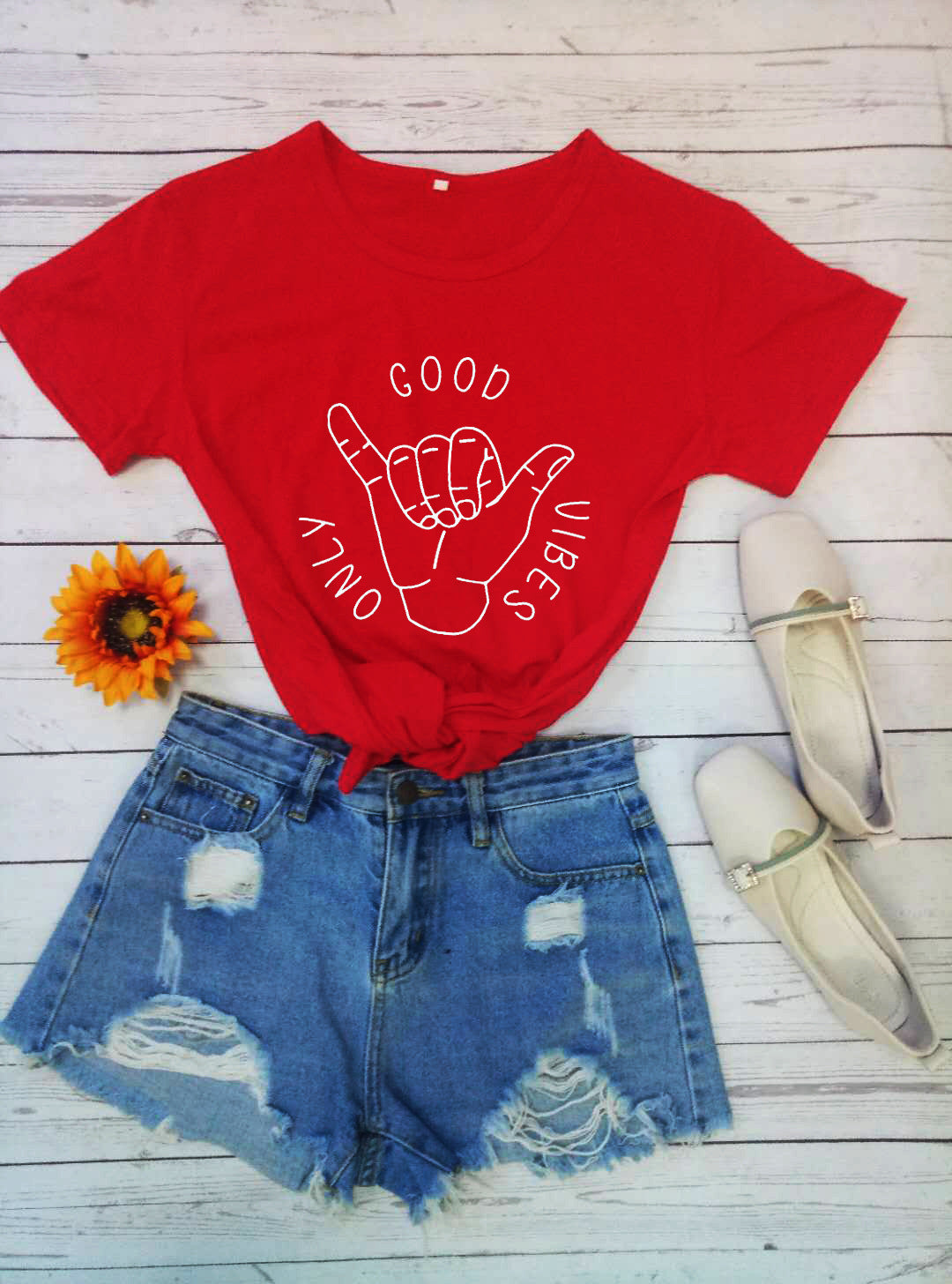 American Alphabet Street Casual T Sleeve