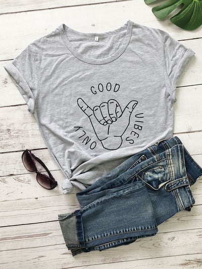 American Alphabet Street Casual T Sleeve