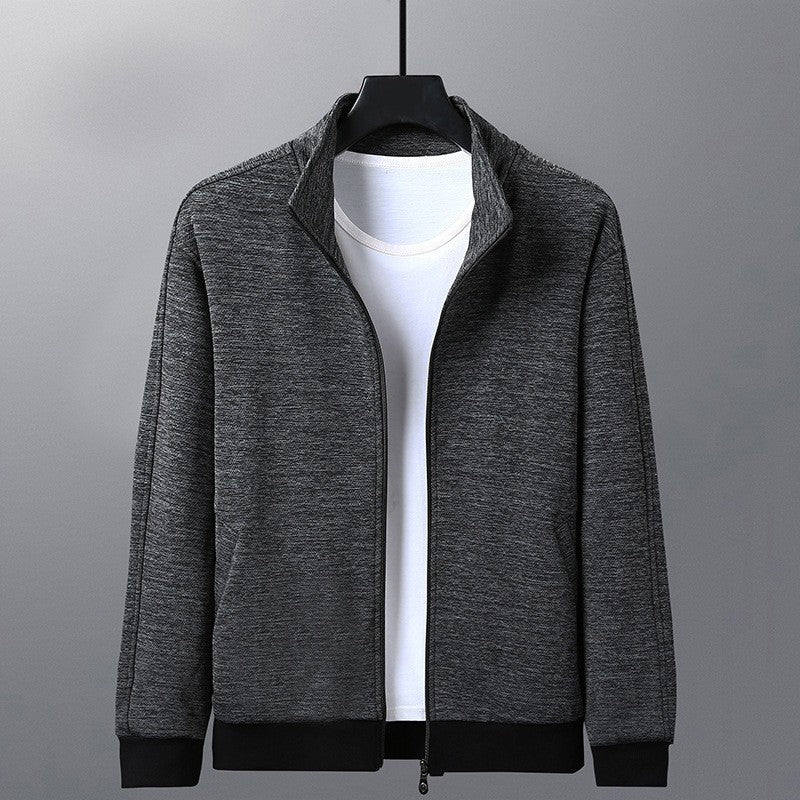 Jacket With A Stand-up Collar Casual Jacket