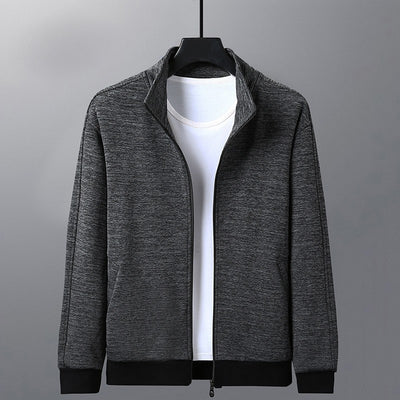 Jacket With A Stand-up Collar Casual Jacket