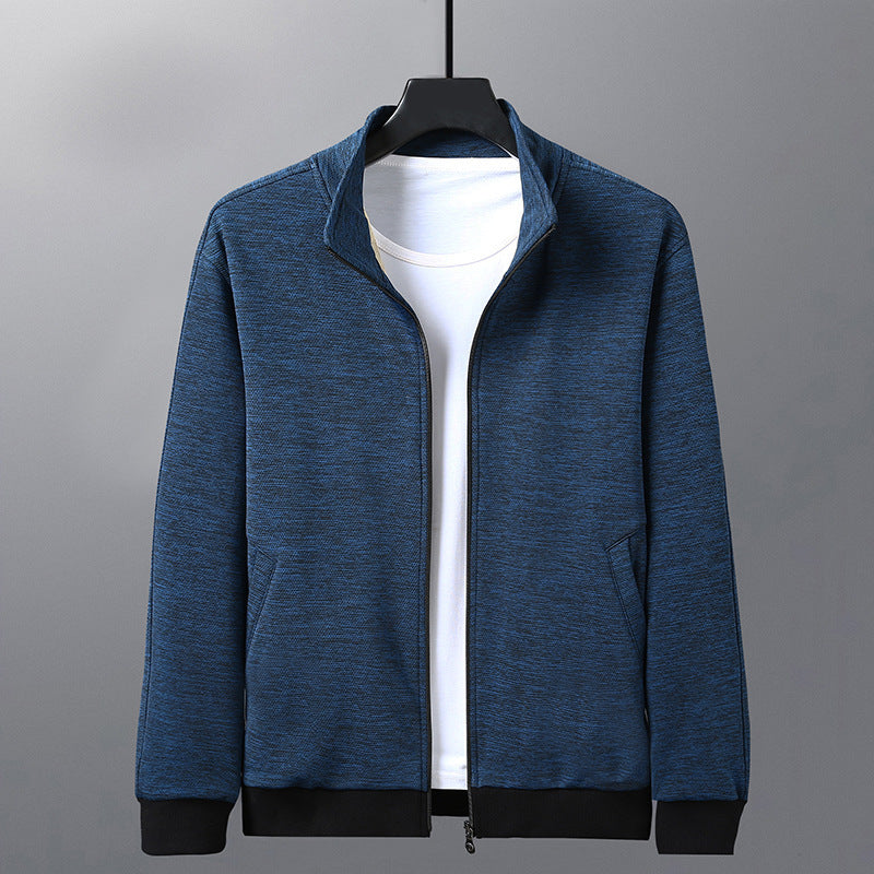 Jacket With A Stand-up Collar Casual Jacket