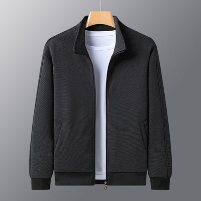 Jacket With A Stand-up Collar Casual Jacket