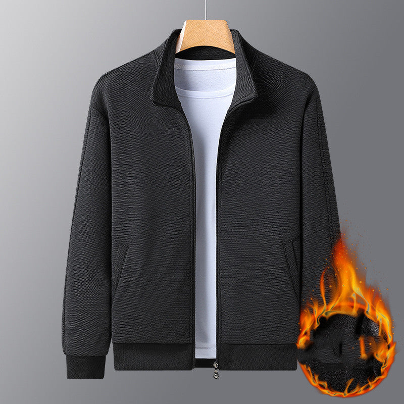 Jacket With A Stand-up Collar Casual Jacket